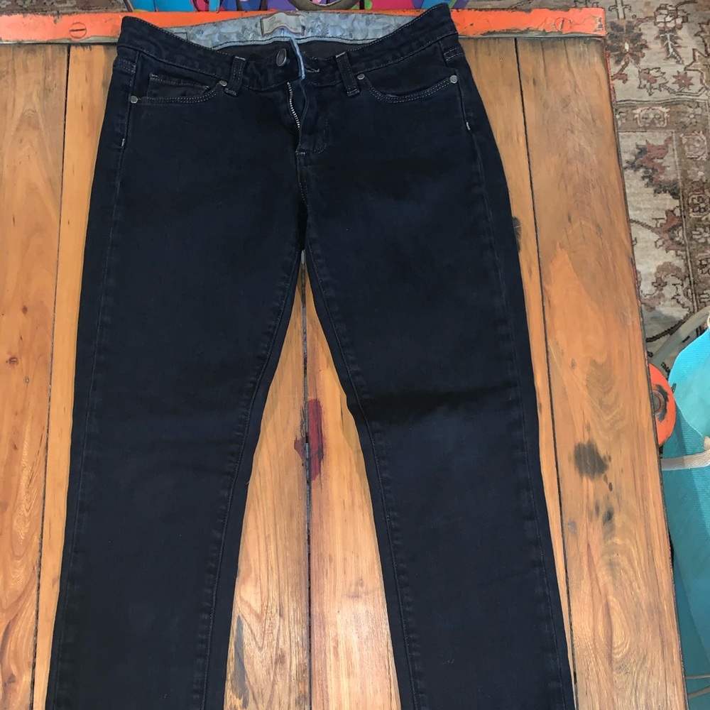 Paige Black bootleg denim pants